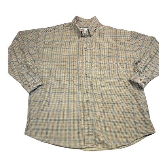 Golf Classics by Munsingwear Mens XL Tall Plaid Long Sleeve Button Up Shirt - Picture 1 of 7